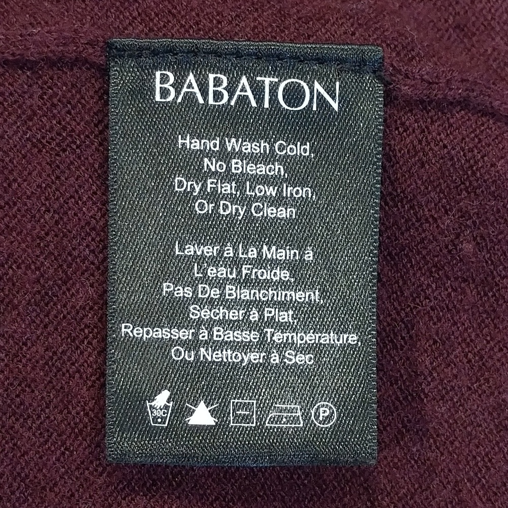 Babaton Linen/Wool V-Neck - Picture 4 of 5